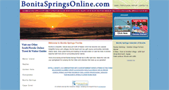 Desktop Screenshot of bonitaspringsonline.com