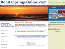 Tablet Screenshot of bonitaspringsonline.com